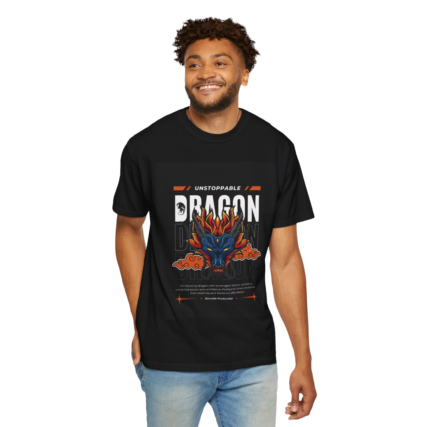 Unstoppable Dragon T-Shirt, Cool Graphic Tee, Gift for Anime Fans, Casual Wear, Unique Dragon Art, Streetwear Style