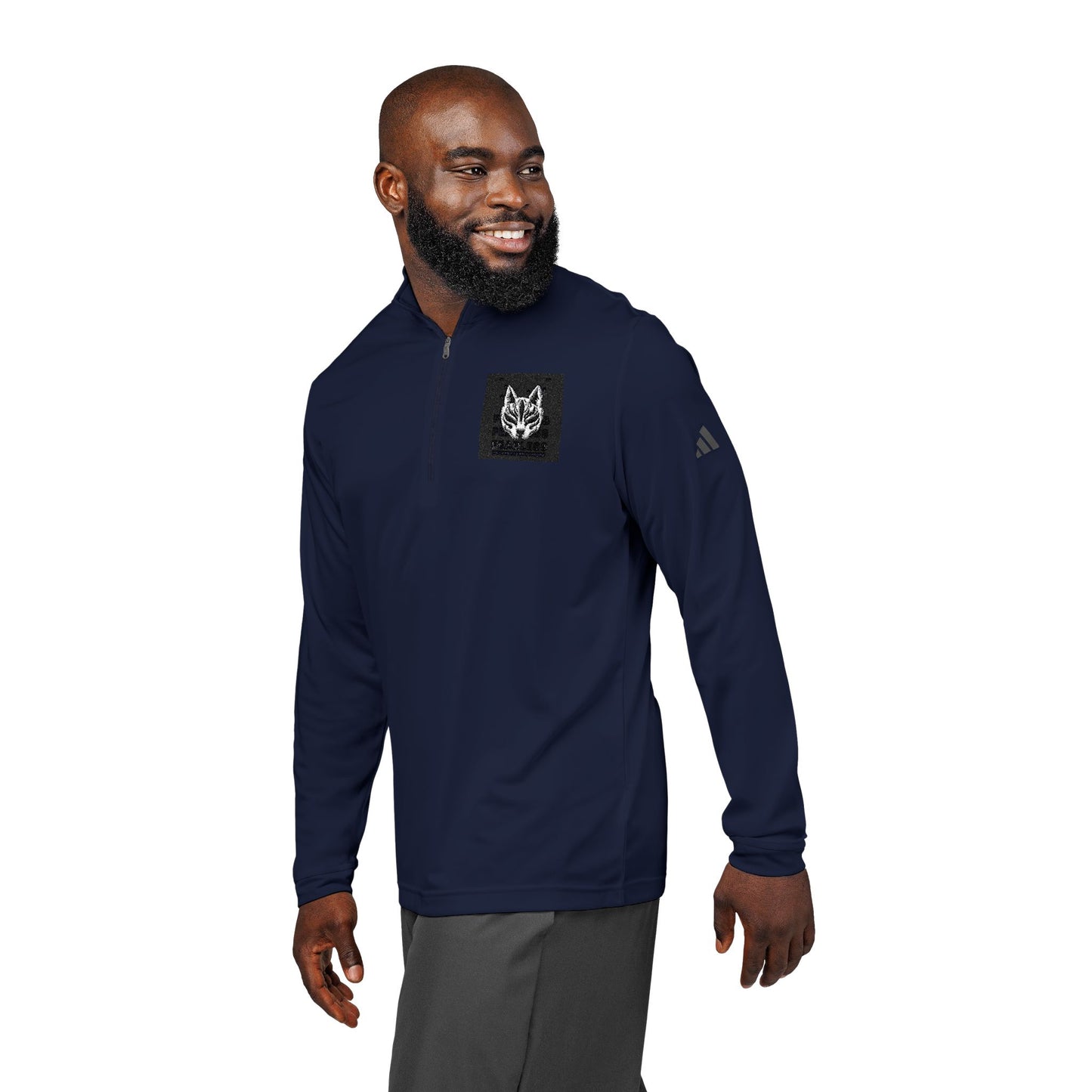 Adidas® Quarter-Zip Pullover with Custom Embroidery | Sporty, Stylish, Comfortable Layering Piece for Active Lifestyle