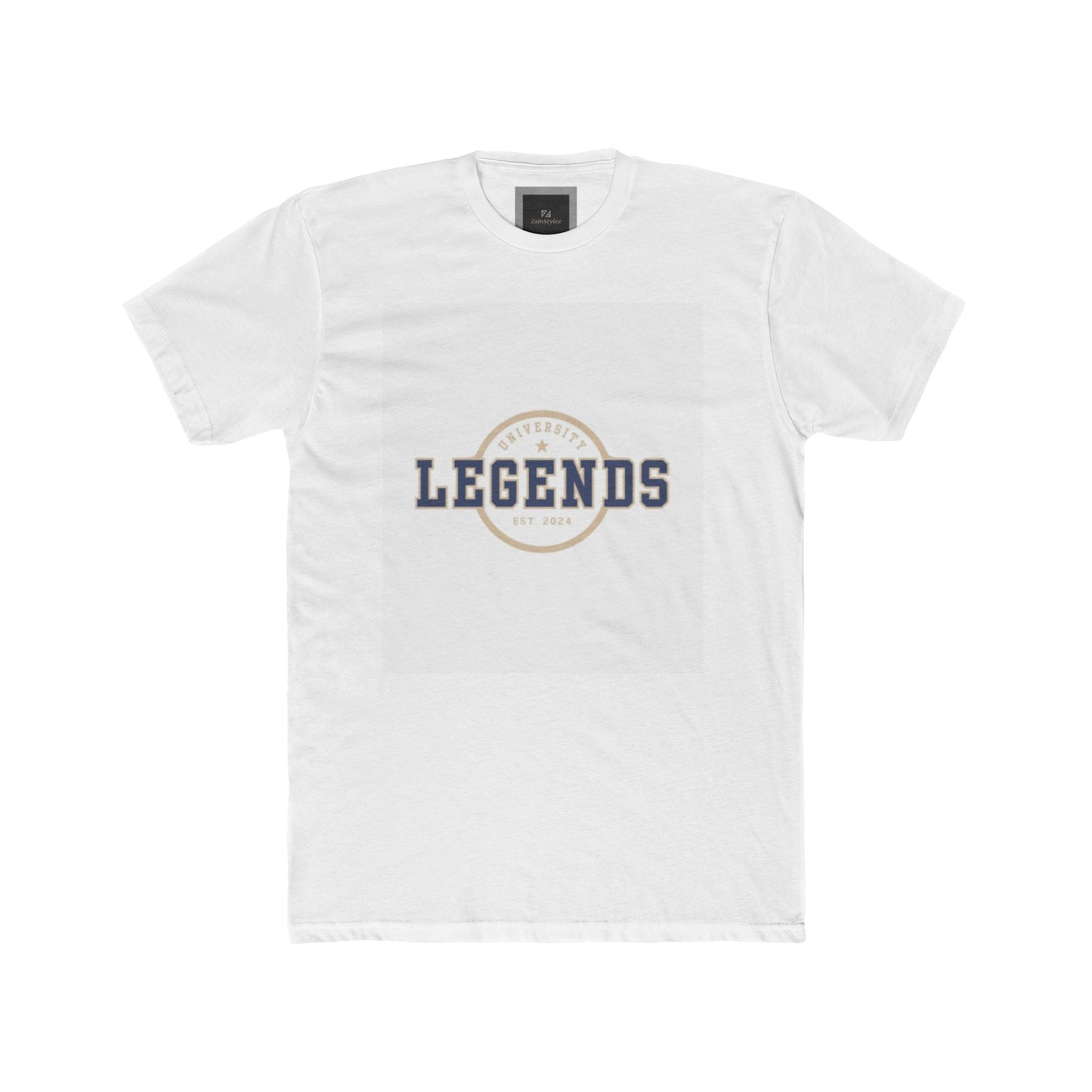Legends Cotton Crew Tee, Casual Graphic Tee, Sports Fan Shirt, Gift for Him, Vintage Style T-shirt