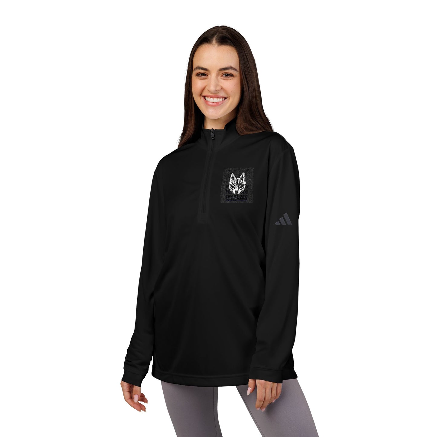 Adidas® Quarter-Zip Pullover with Custom Embroidery | Sporty, Stylish, Comfortable Layering Piece for Active Lifestyle