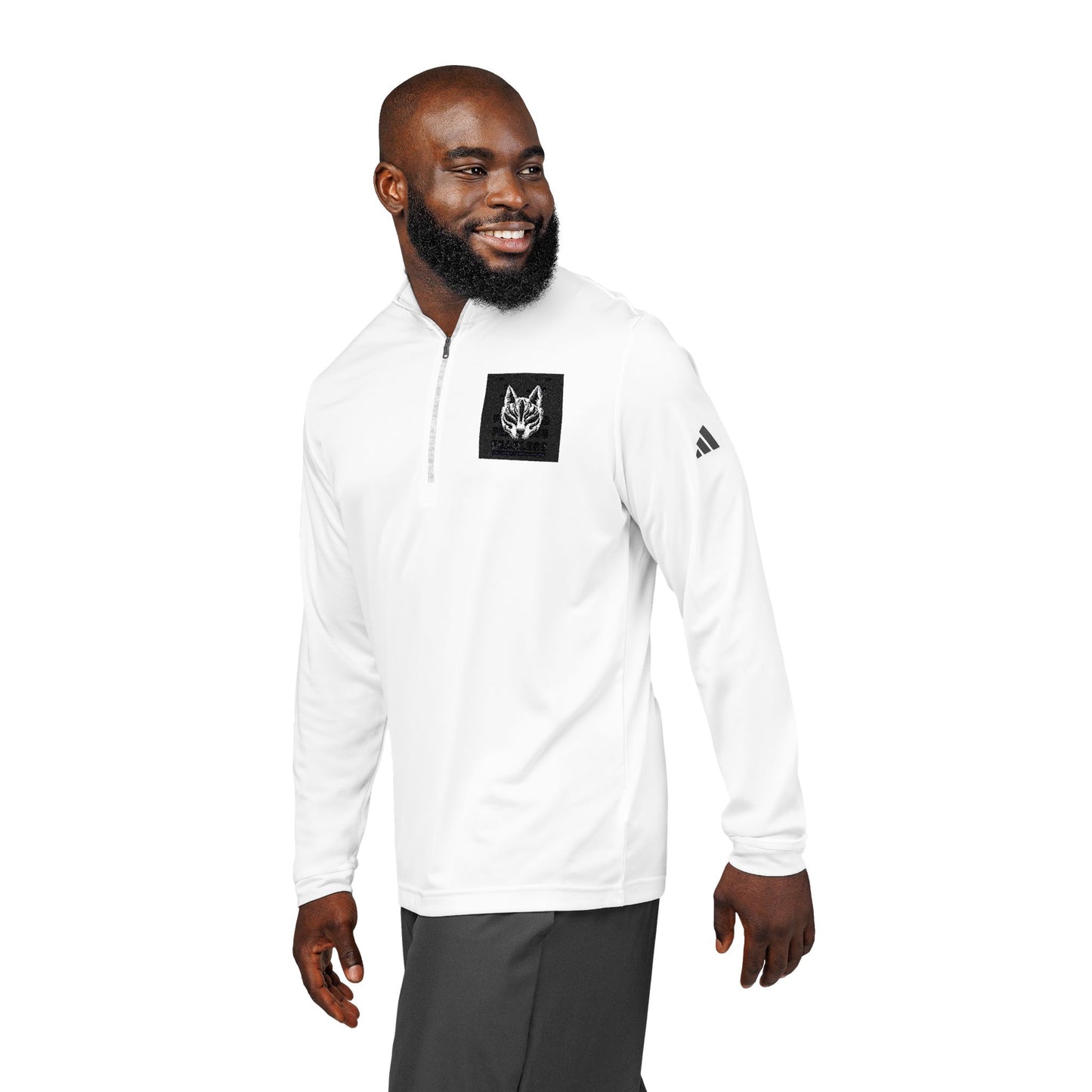 Adidas® Quarter-Zip Pullover with Custom Embroidery | Sporty, Stylish, Comfortable Layering Piece for Active Lifestyle