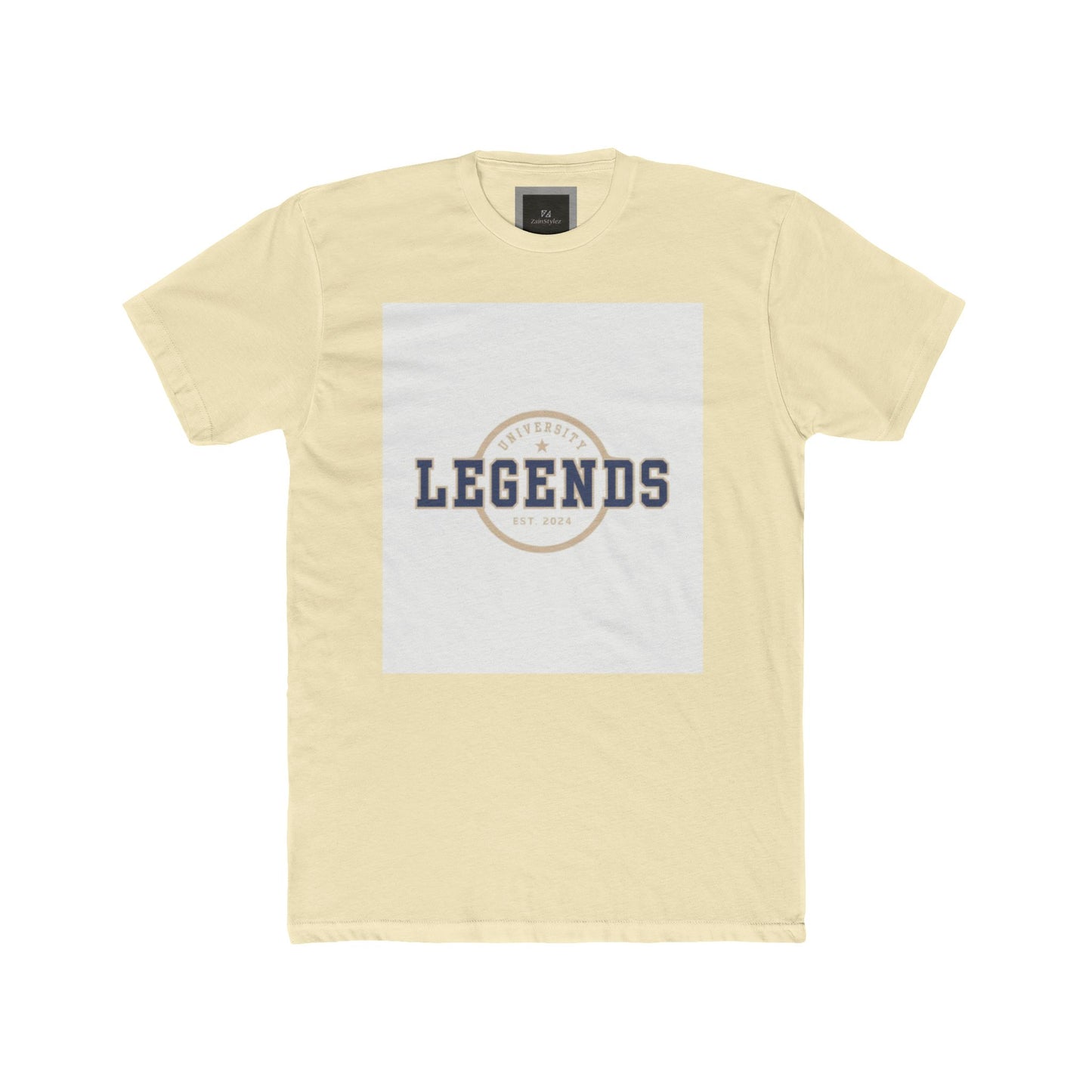 Legends Cotton Crew Tee, Casual Graphic Tee, Sports Fan Shirt, Gift for Him, Vintage Style T-shirt