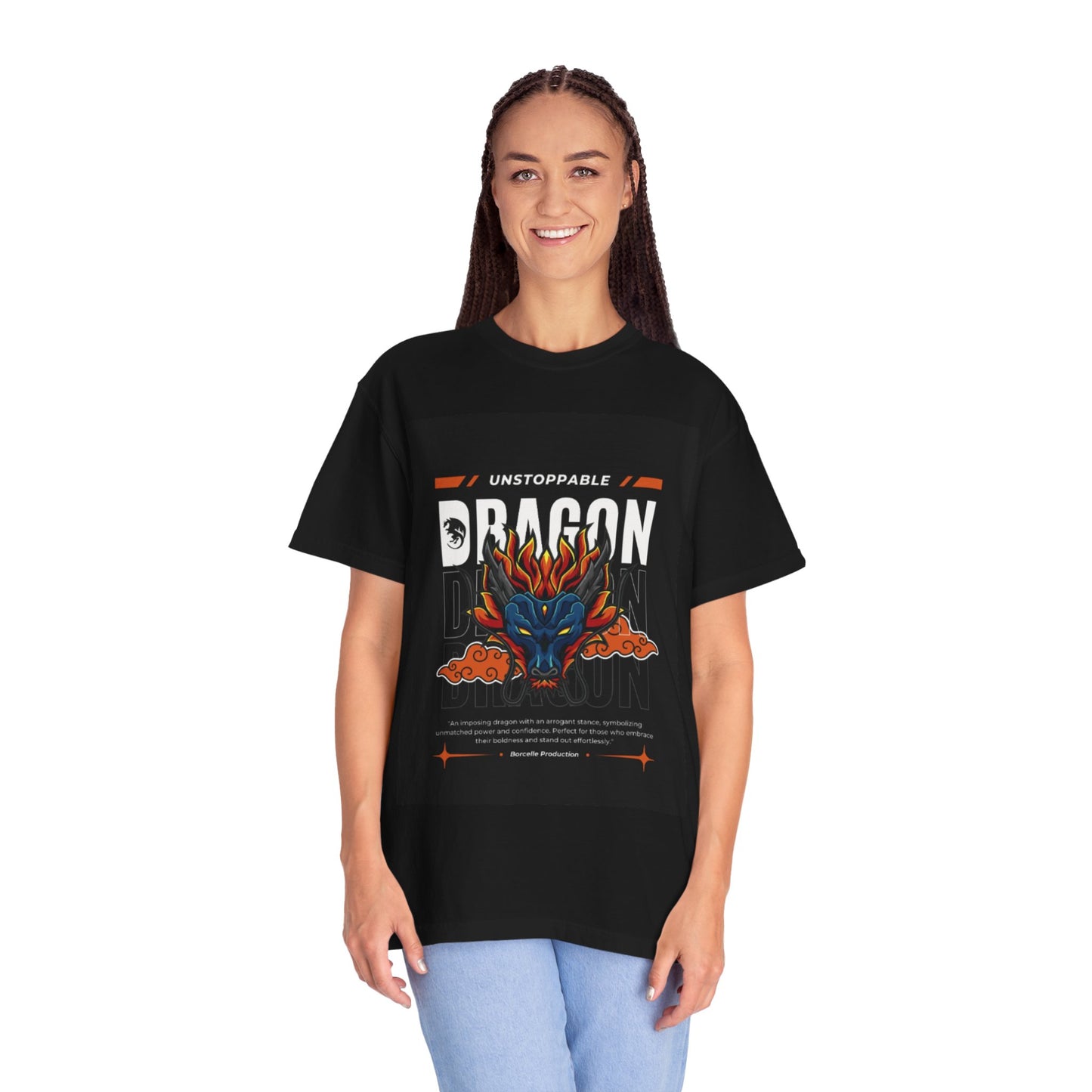 Unstoppable Dragon T-Shirt, Cool Graphic Tee, Gift for Anime Fans, Casual Wear, Unique Dragon Art, Streetwear Style