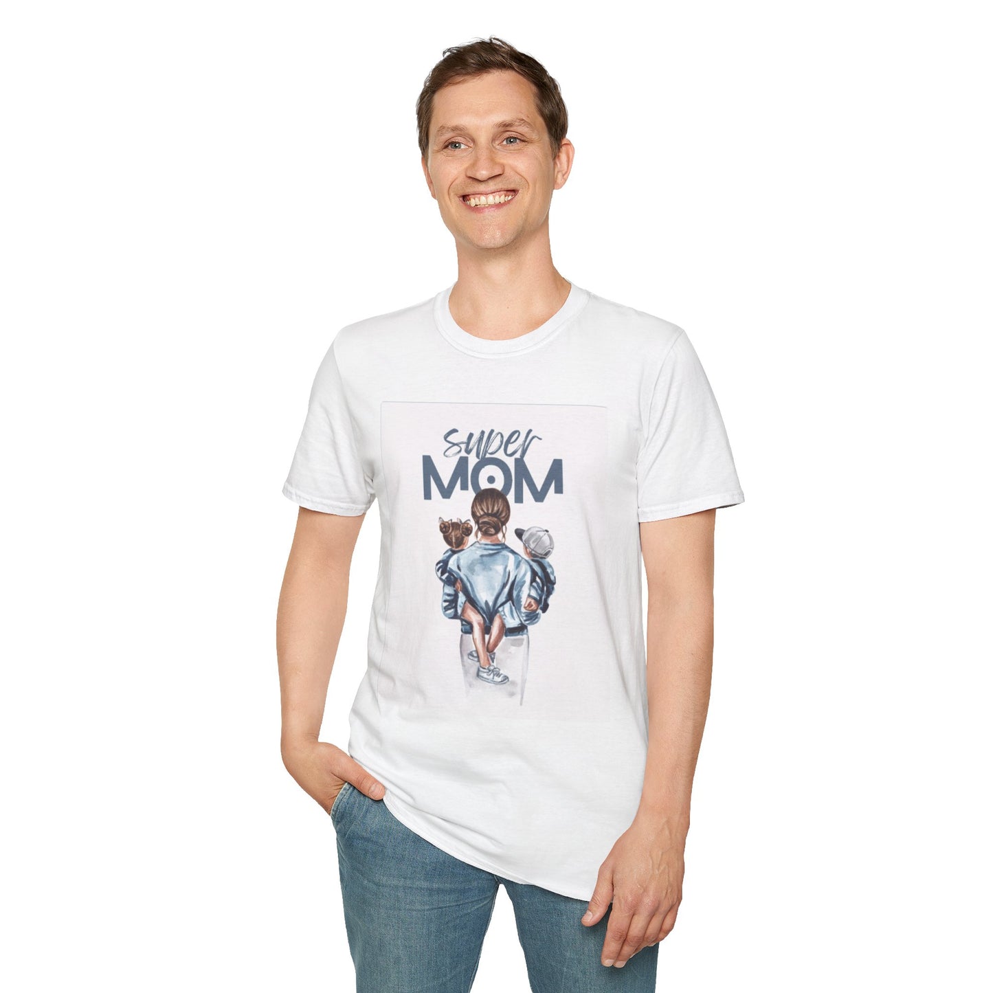 Softstyle T-Shirt - Super Mom Design
