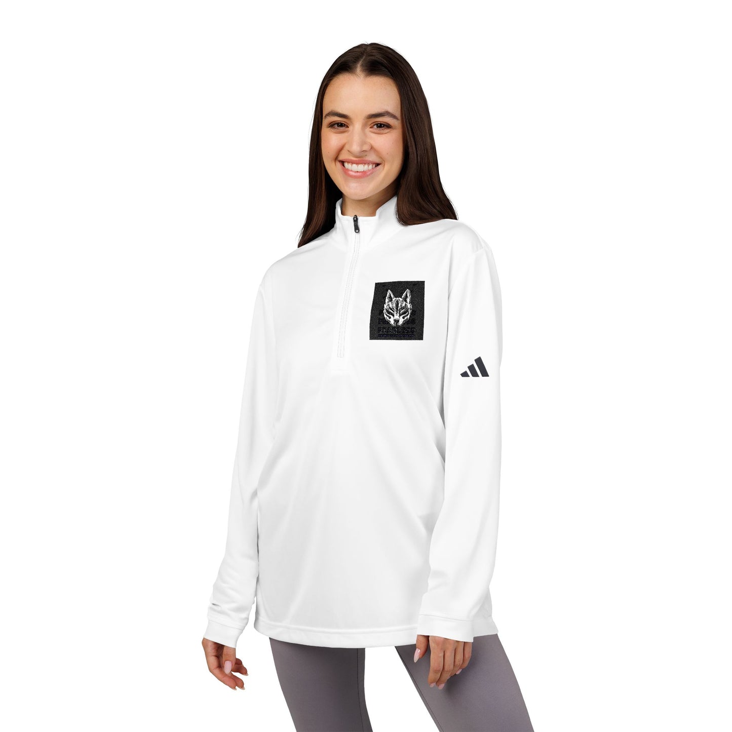 Adidas® Quarter-Zip Pullover with Custom Embroidery | Sporty, Stylish, Comfortable Layering Piece for Active Lifestyle