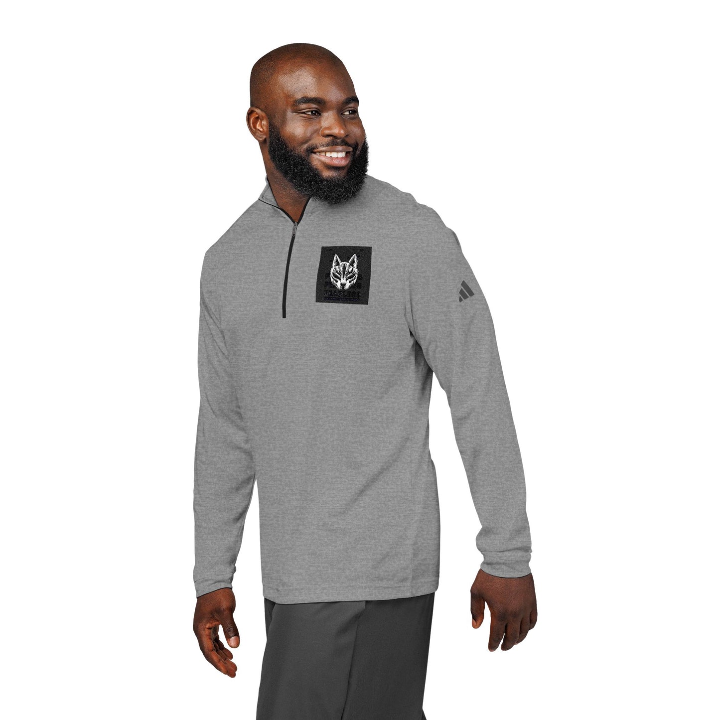 Adidas® Quarter-Zip Pullover with Custom Embroidery | Sporty, Stylish, Comfortable Layering Piece for Active Lifestyle