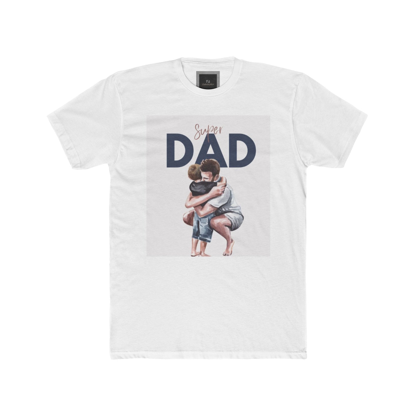 Super Dad Cotton Crew Tee - Father's Day Gift, Family T-Shirt, Gift for Dad, Casual Wear, Parent Shirt
