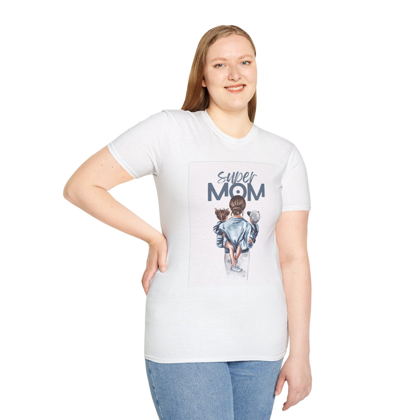 Softstyle T-Shirt - Super Mom Design