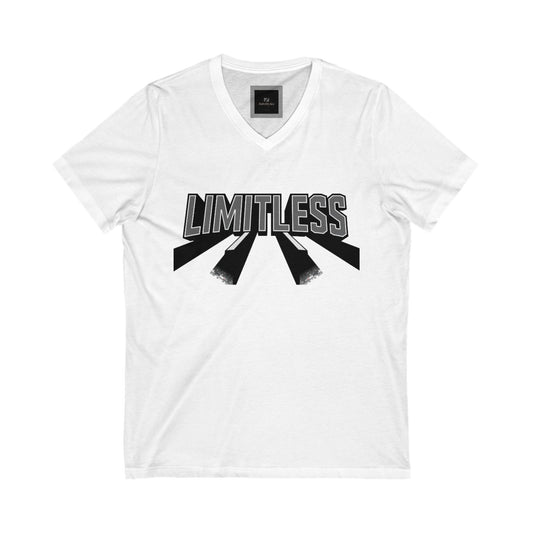 Limitless V-Neck Tee, Inspirational Shirt, Motivational Gift, Everyday Wear, Casual Style