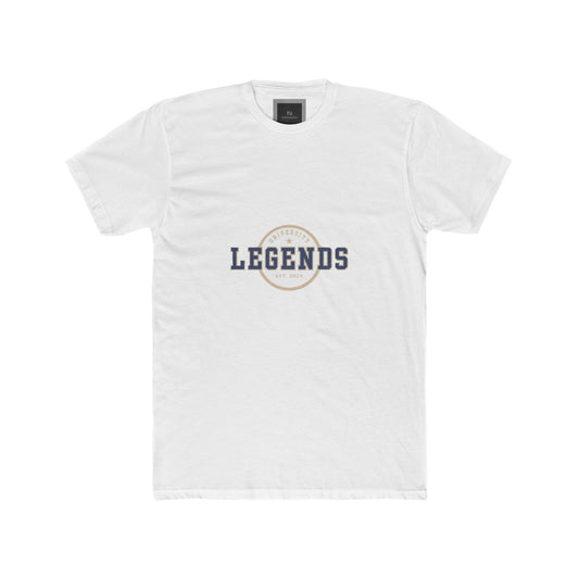 Legends Cotton Crew Tee, Casual Graphic Tee, Sports Fan Shirt, Gift for Him, Vintage Style T-shirt