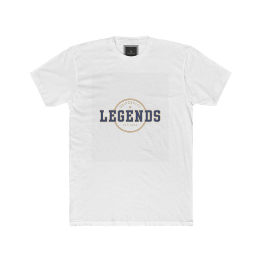Legends Cotton Crew Tee, Casual Graphic Tee, Sports Fan Shirt, Gift for Him, Vintage Style T-shirt