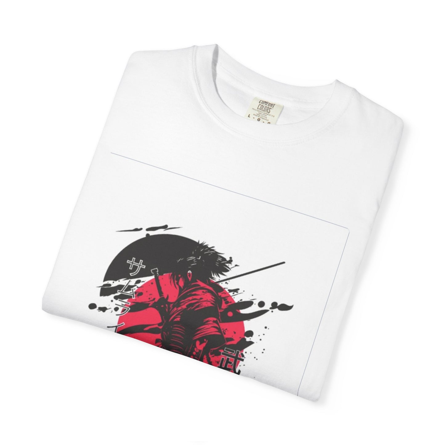 Garment-Dyed Graphic Tee, Artistic Casual Wear for Nature Lovers, Cool Summer Tee, Unique Gift for Art Enthusiasts, Streetwear