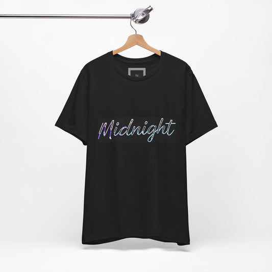 Midnight Vibes Tee, Casual Outfit, Gift for Night Owls, Birthday Tee, Festival Wear, Relaxed Fit