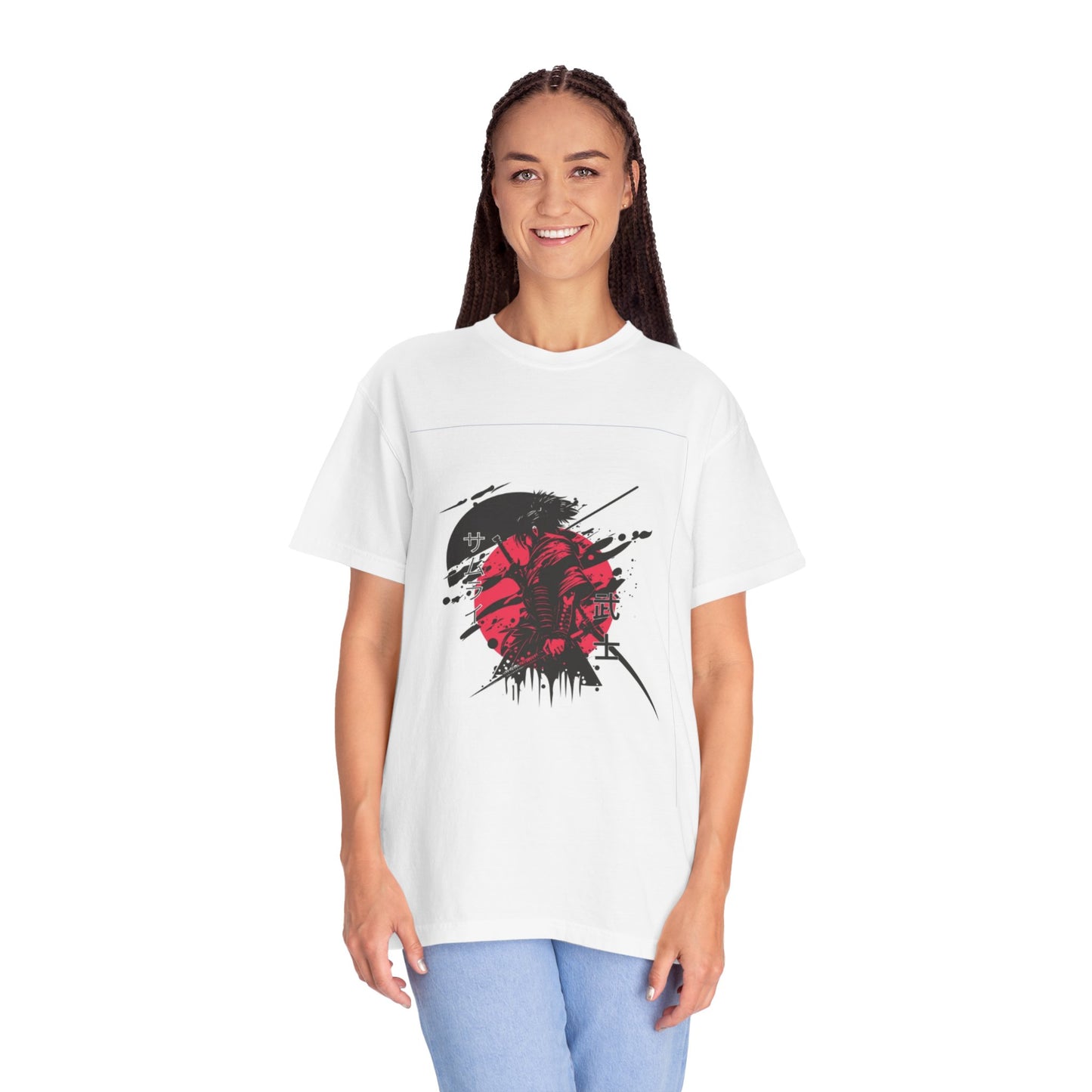 Garment-Dyed Graphic Tee, Artistic Casual Wear for Nature Lovers, Cool Summer Tee, Unique Gift for Art Enthusiasts, Streetwear