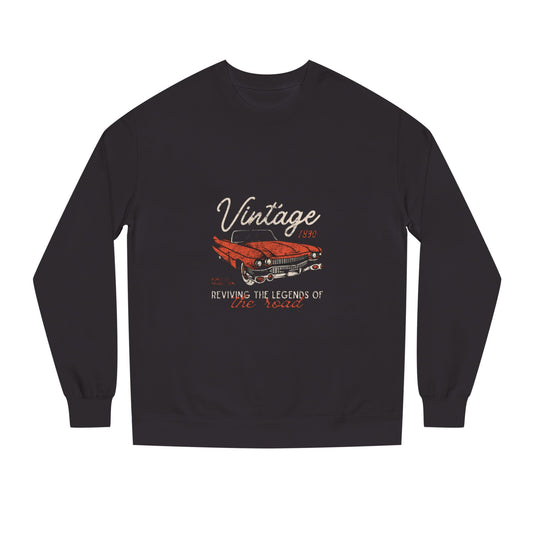 Vintage Car Crew Neck Sweatshirt - Retro Auto Design, Gift for Car Enthusiasts, Classic Car Lover, Vintage Apparel