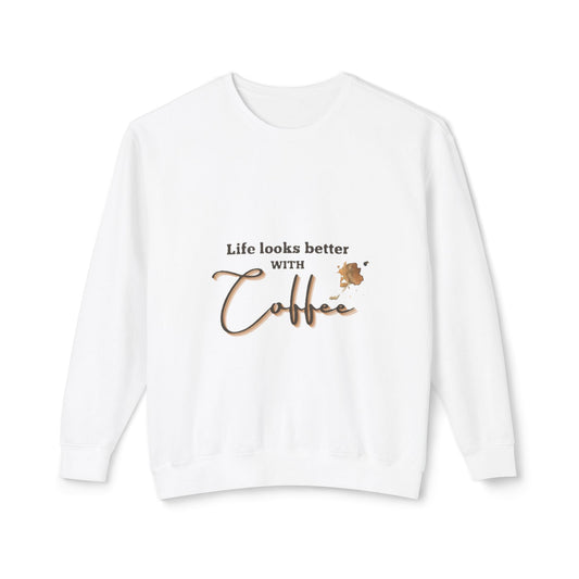 Coffee Lovers Sweatshirt - Cozy Gift for Caffeine Enthusiasts, Ideal for Relaxed Days, Birthdays, and Coffee-Themed Parties