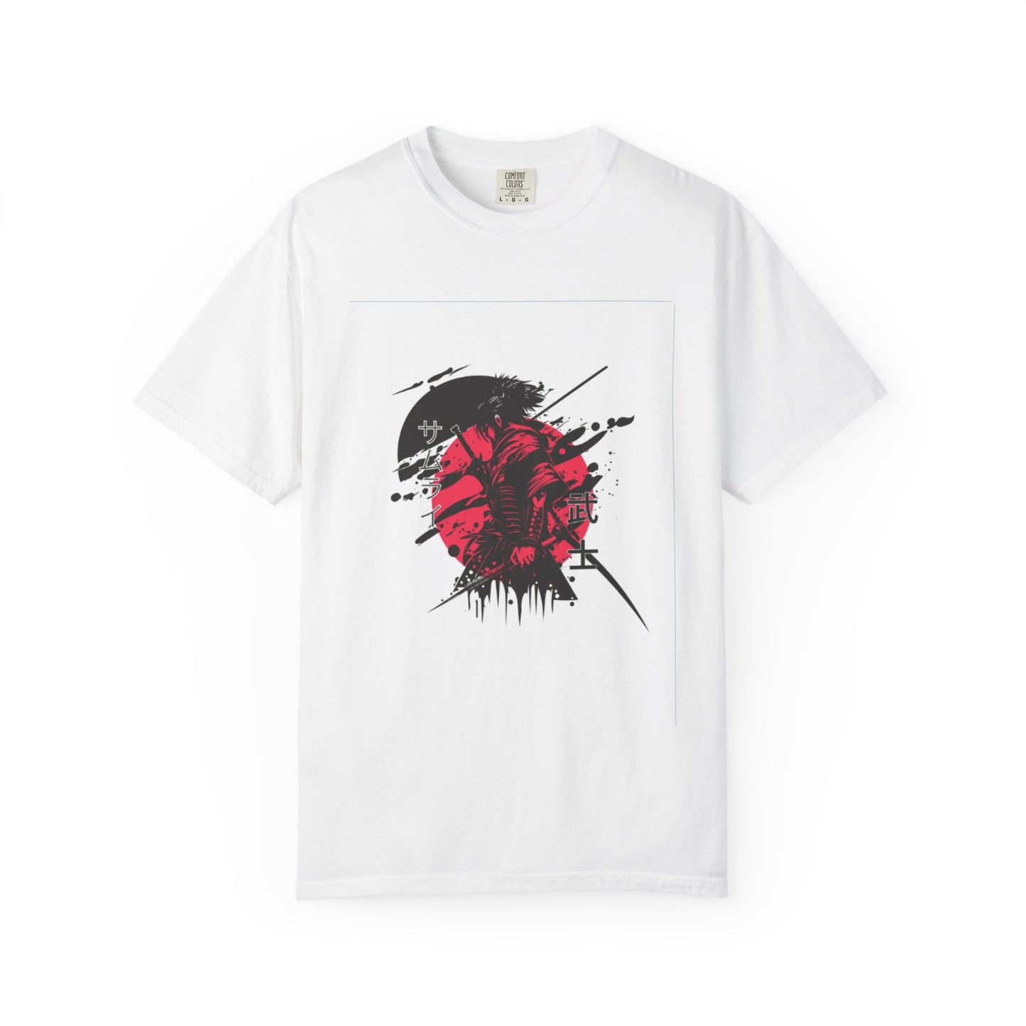 Garment-Dyed Graphic Tee, Artistic Casual Wear for Nature Lovers, Cool Summer Tee, Unique Gift for Art Enthusiasts, Streetwear