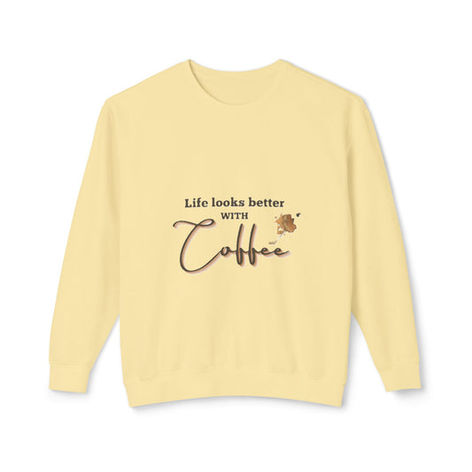 Coffee Lovers Sweatshirt - Cozy Gift for Caffeine Enthusiasts, Ideal for Relaxed Days, Birthdays, and Coffee-Themed Parties