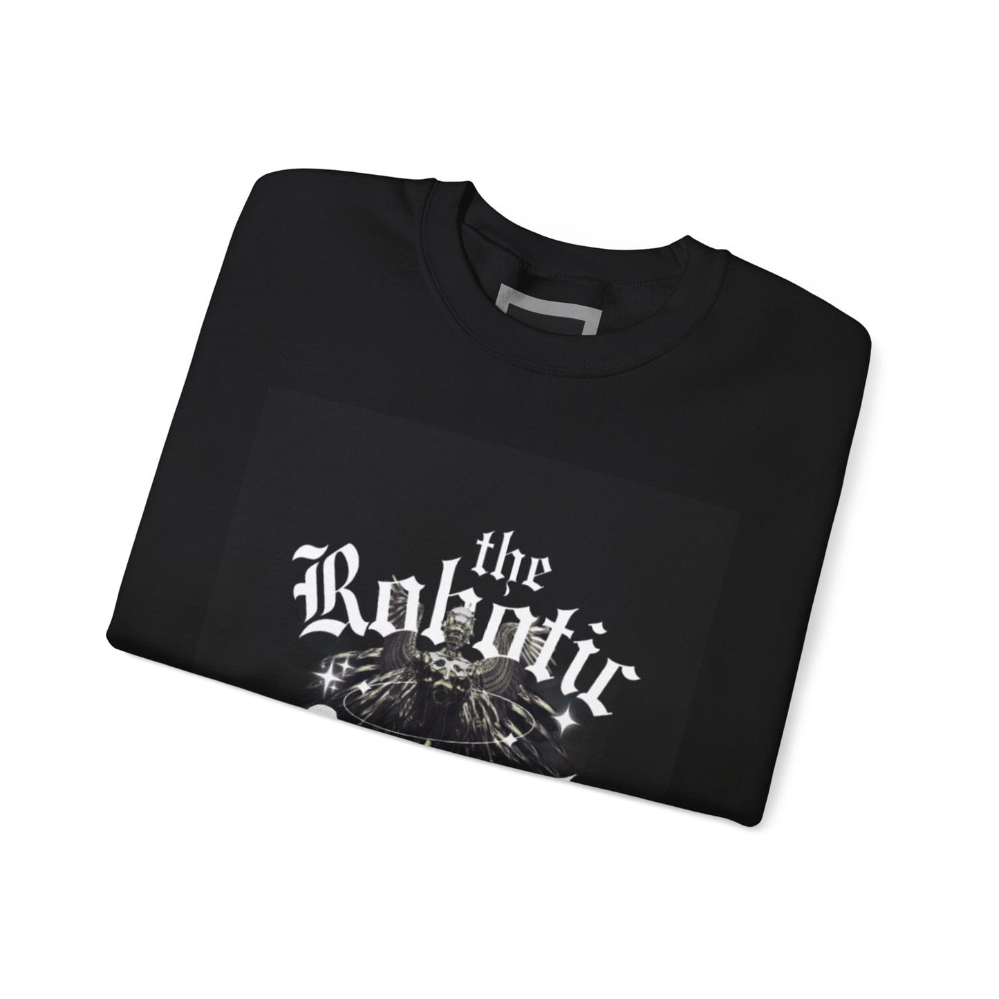 Robotic Angel Sweatshirt, Cozy Crewneck, Unique Graphic Sweatshirt, Perfect Gift, Trendy Streetwear, Perfect for Every Season