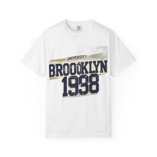 Brooklyn University Vintage T-Shirt, Casual Wear, College Apparel, Retro Style