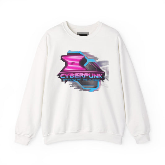 Futuristic Cyberpunk Sweatshirt,Crewneck, Streetwear, Gift for Tech Enthusiasts, Cozy Apparel
