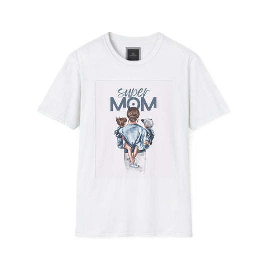 Softstyle T-Shirt - Super Mom Design