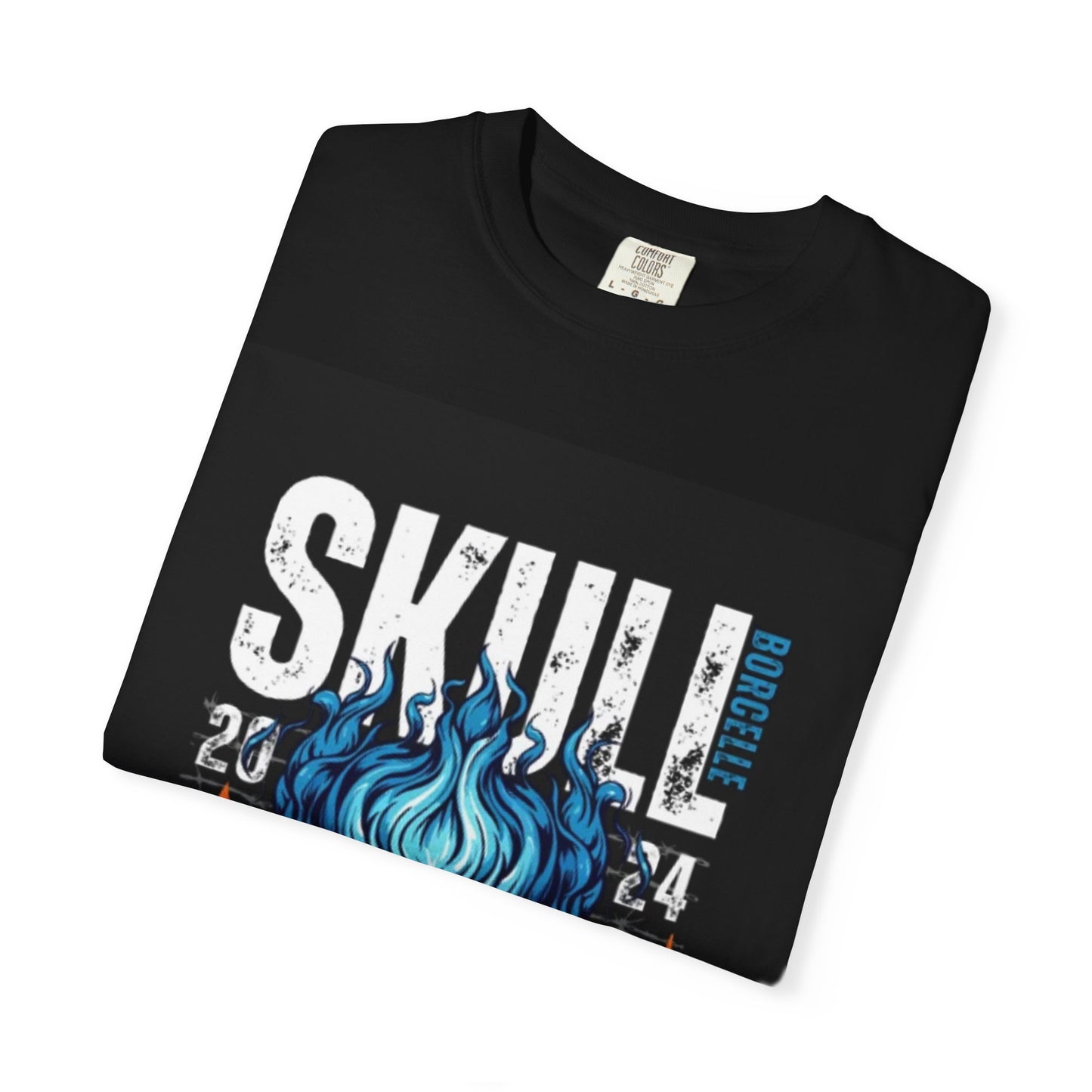 Skull Fire T-Shirt | Edgy Graphic Tee for Casual Wear, Perfect for Halloween, Music Festivals, Gift for Him/Her, Skull Lovers