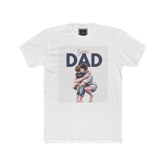 Super Dad Cotton Crew Tee - Father's Day Gift, Family T-Shirt, Gift for Dad, Casual Wear, Parent Shirt