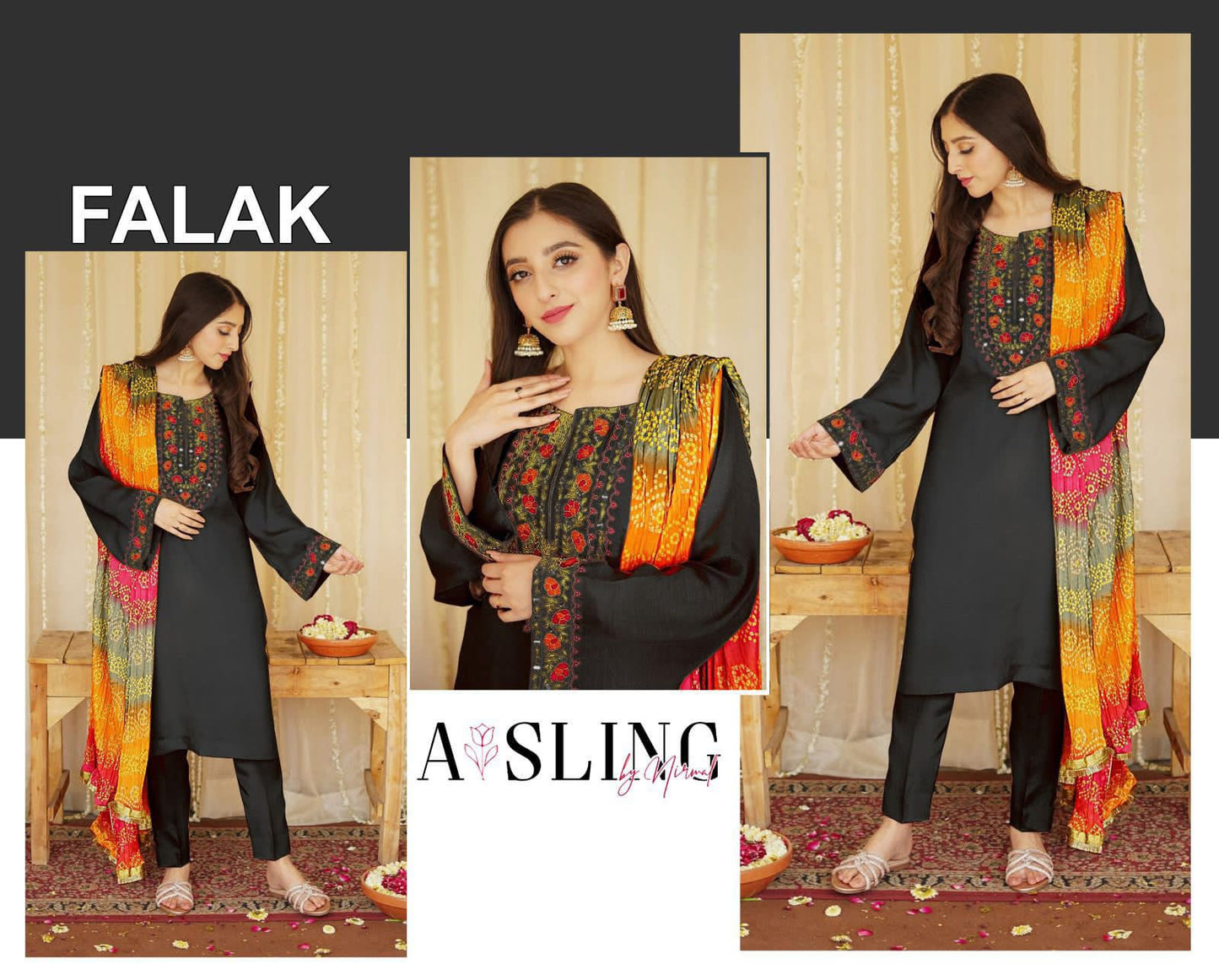 3pcs Dhanak suit