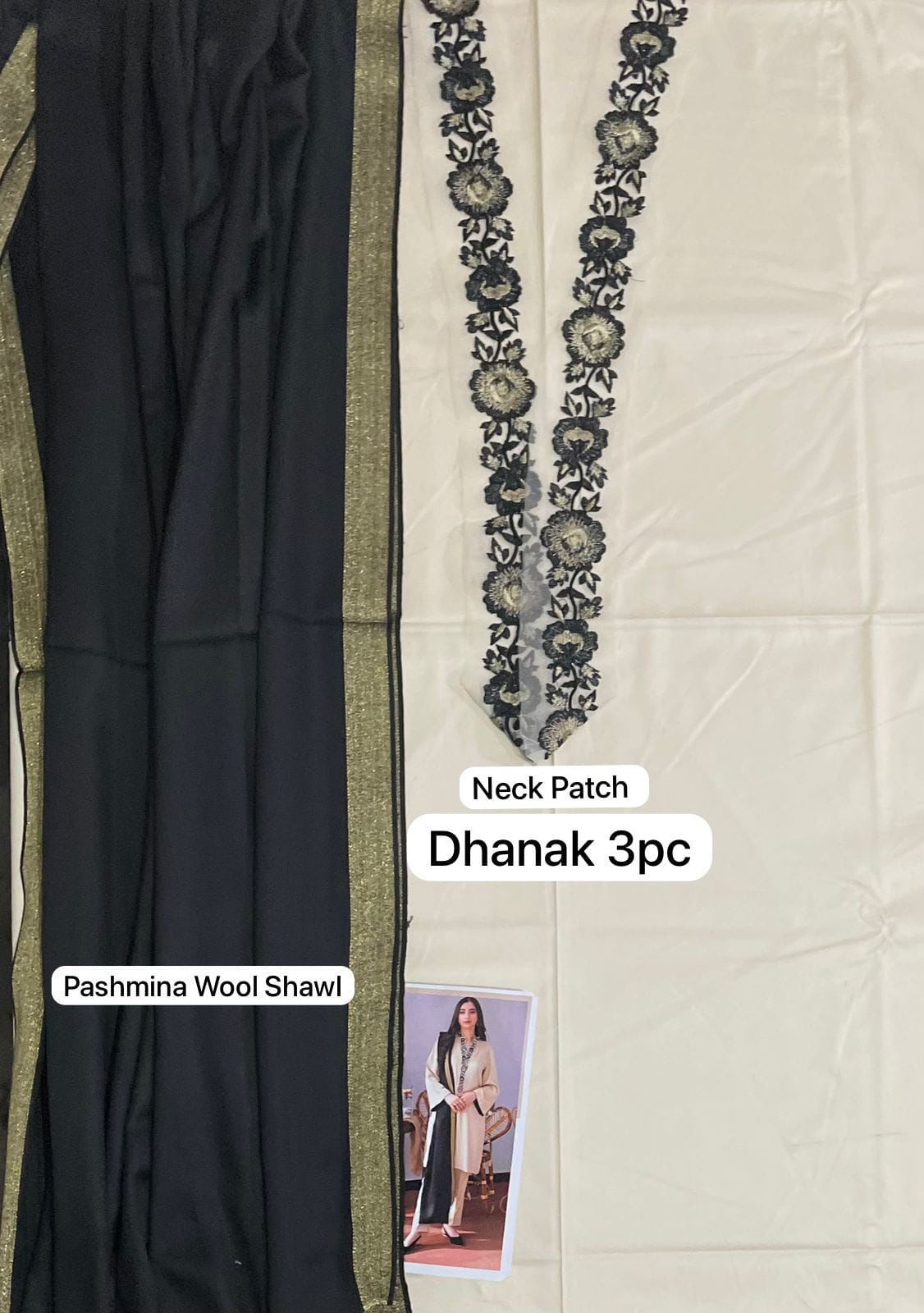 3pcs Dhanak suit