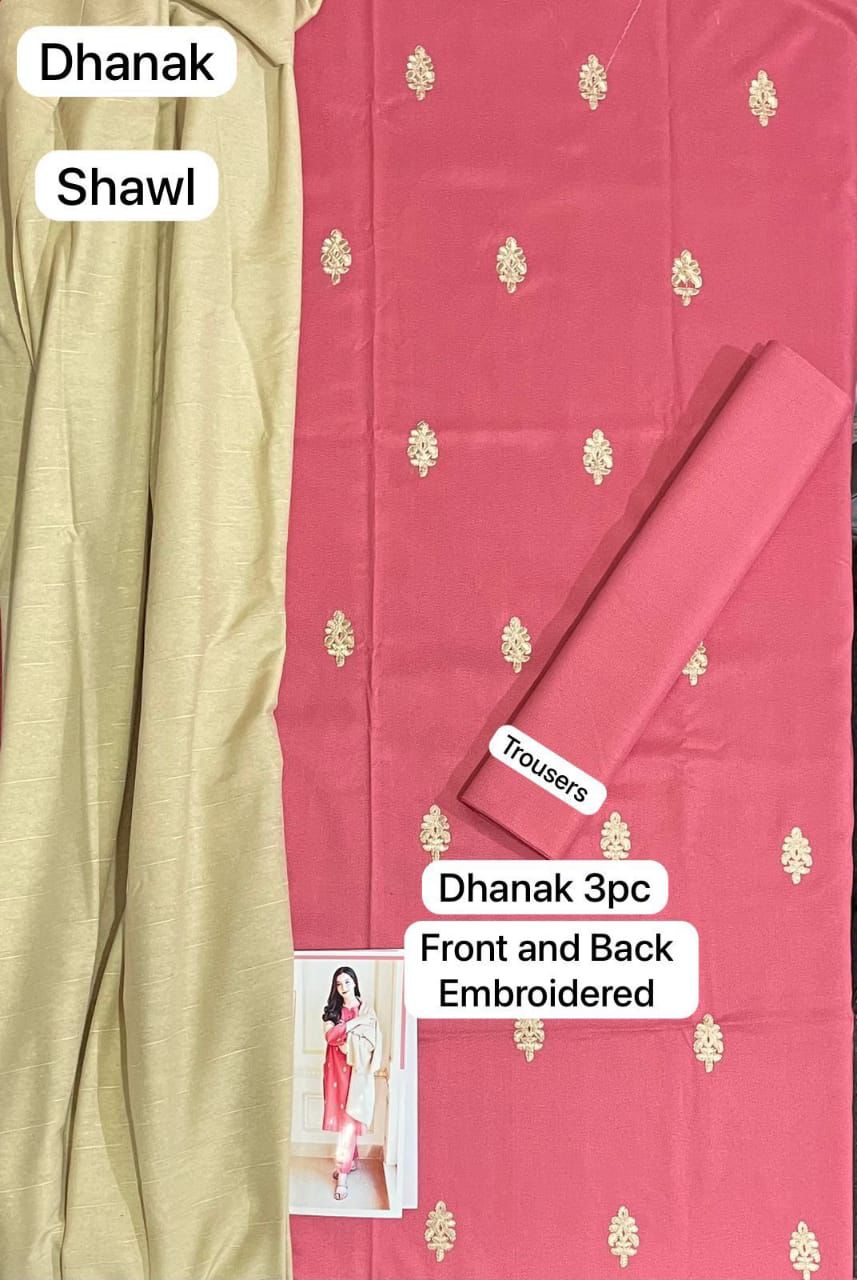 3pcs Dhanak suit